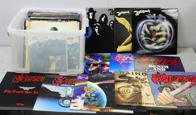 Lot 405 - Heavy Metal Interest LPs, over forty to...