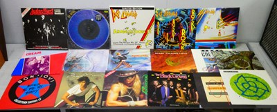 Lot 366 - Rock 12" Singles, a selction of seventeen to...