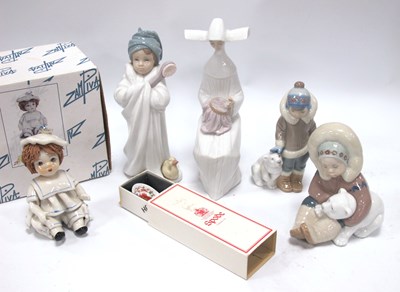Lot 1231 - Lladro Figurines to Include 'Bundled Bather', '...