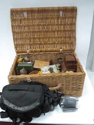 Lot 1454 - A Collection of Wooden Items to Include a Pair...