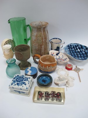 Lot 1169 - Studio Pottery to Include a Large Vase Signed...