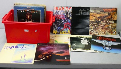 Lot 415 - Rock & Pop LPs lot of 25+, including Iron...