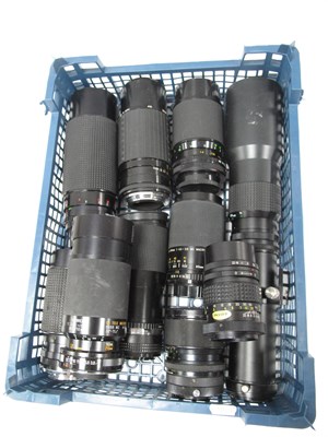 Lot 1374 - Camera Lenses: A Large Collection of Lenses to...