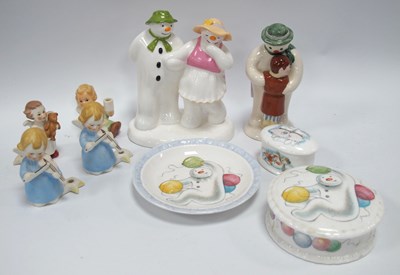 Lot 1227 - Coalport The Snowman Character - 'The Bashful...