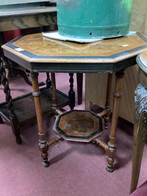 Lot 1524 - Early XX Century Burr Walnut Octagonal Topped...