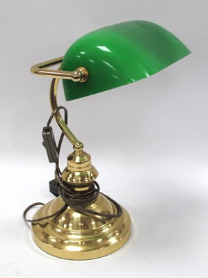 Lot 1414 - Bankers Table Lamp.
