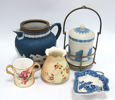 Lot 1232 - Royal Worcester Blush Ivory Loving Cup and...