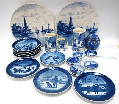 Lot 1183 - Eight Royal Copenhagen Christmas Plates,...