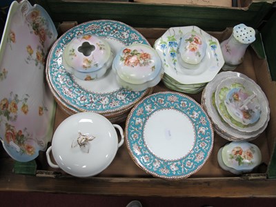 Lot 1104 - Staffordshire Ellesmere Plate (15), Edwardian...