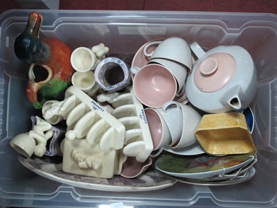 Lot 1044 - Poole Teapot, Sylvan Dish, Lurpak Butter...