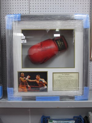 Lot 332 - Joe Calzaghe Autograph, black pen signed...