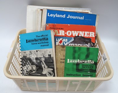 Lot 1376 - Morris Miner Workshop Manual, Layland Journal...