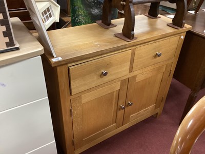 Lot 1539 - Bromley Two-Drawer Sideboard, 90cm wide.