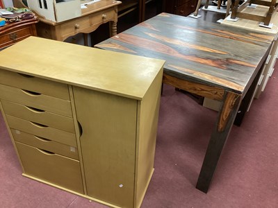 Lot 1530 - Rustic Dining Table, 87.5cm Square, storage...