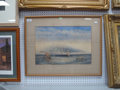 Lot 1475 - Continental School. Ship In Choppy Waters off...