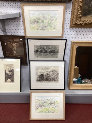 Lot 1482 - Lavinia Jones (Sheffield Artist), Garden Scene,...