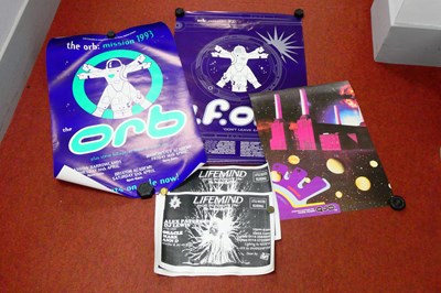 Lot 303 - The Orb Posters, four originals from the 1990's.