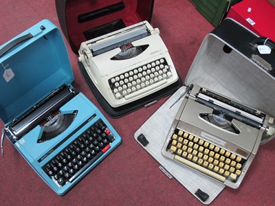 Lot 1134 - Typewriters, Boots PT900, Imperial and Brother...