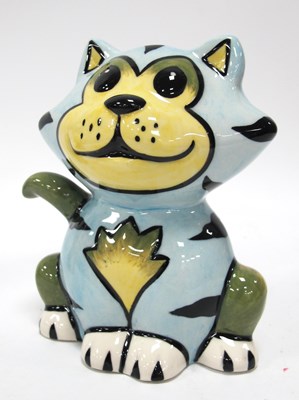 Lot 1281 - Lorna Bailey - Dexter the Cat, 10.5cm high.