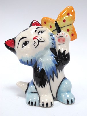 Lot 1293 - Lorna Bailey - Fly By the Cat, 13.5cm high.