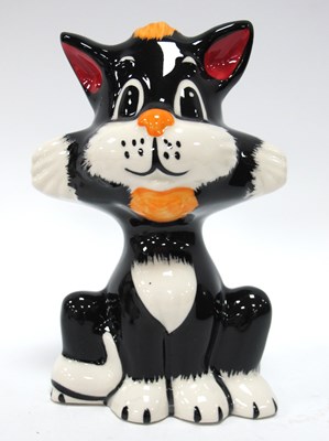 Lot 1285 - Lorna Bailey - Inky the Cat, 13cm high.