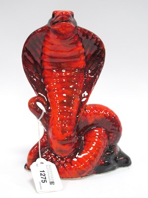 Lot 1275 - Anita Harris Figure of a Venomous Cobra Snake,...