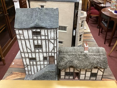 Lot 1532 - Dolls House Timber & Wattle Effect, containing...