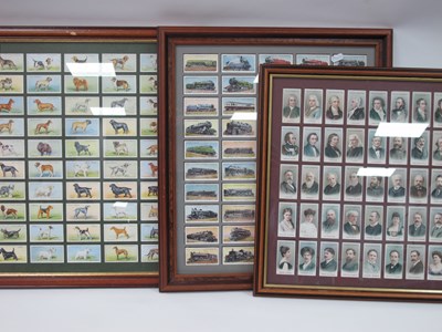 Lot 1006 - Framed Cigarette Cards - Wills's musical...