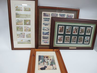 Lot 1012 - Framed Cigarette Cards - Player's 'Cries of...