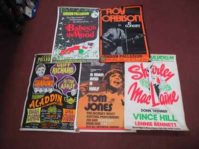 Lot 1461 - Posters From The London Palladium - Tom Jones,...