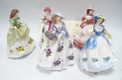 Lot 1282 - Royal Worcester figurines from the 'Sweet'...