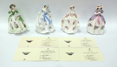 Lot 1301 - Royal Worcester figurines form the 'Sweet'...