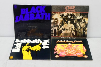 Lot 445 - Black Sabbath & Ozzy Osbourne, four LP lot,...