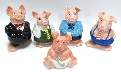 Lot 1210 - Wade Nat West Pigs, (5).
