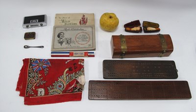Lot 1396 - Sulman's Brass Bound Oak Domed Topped Box,...
