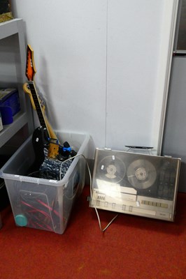 Lot 328 - Guitar and Bass Guitar Parts - bass body and...