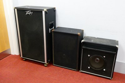 Lot 306 - Peavey 215 Bass Cab, another unnamed cab, plus...