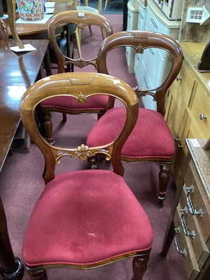 Lot 1551 - A Set of Six XIX Century Style Mahogany...