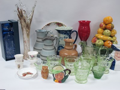 Lot 1001 - Bay German Jug Vase 16.5cm tall, Portuguese...