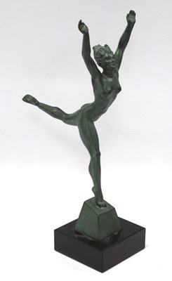 Lot 1421 - An Art Deco Style Figure of a Nude Lady...