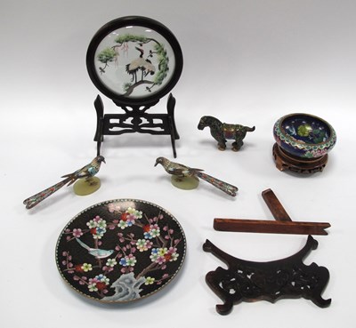 Lot 1332 - Late XX Century Oriental Cloisonne Bowl,...