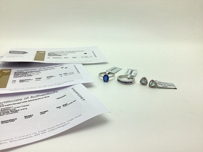 Lot 273 - The Genuine Gemstone Company Ltd; A "925"...