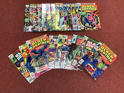Lot 888 - Twenty Three Black Panther Themed Comics by...