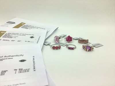 Lot 263 - The Genuine Gemstone Company Ltd; Six Modern...
