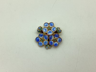 Lot 158 - David Andersen; A Norwegian Gilt and Enamel...