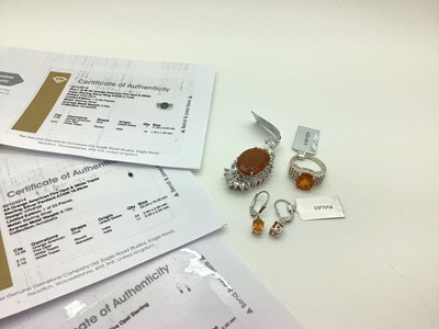 Lot 269 - The Genuine Gemstone Company Ltd; A "925"...