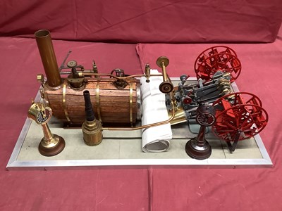 Lot 809 - A Large "E.T. Wesbury" Live Steam "Paddle...