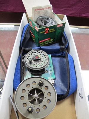 Lot 804 - Centrepin Reels, three to include Allcocks...