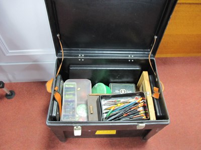 Lot 825 - A Seatbox, containing floats, lures, shot,...