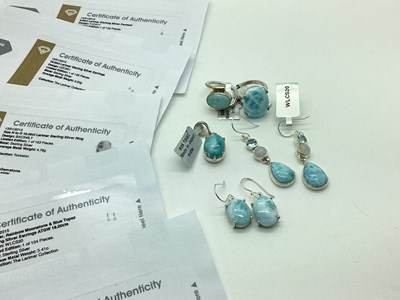 Lot 260 - The Genuine Gemstone Company Ltd; Modern "925"...